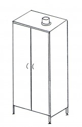 Шкаф для хранения реактивов ШР-800 «НИКИ-ЛАБ»