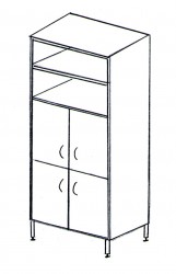 Шкаф для приборов ШПр-800 «НИКИ-ЛАБ»